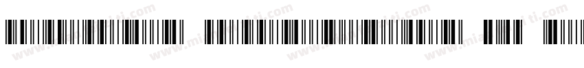 Libre Barcode 39 Tex字体转换